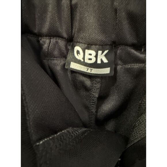 QBK Baseball Pants Black Unisex Boys Girls Size‎ 7T 24x23 - Picture 3 of 5